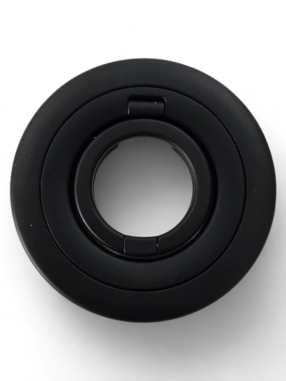 Black Universal Phone Ring Clip with Magnetic Grip